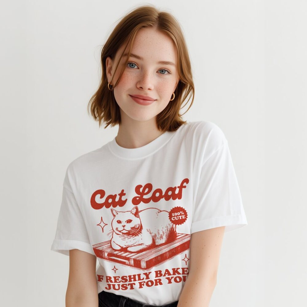 T-shirt Cat Loaf — zdjęcie 2