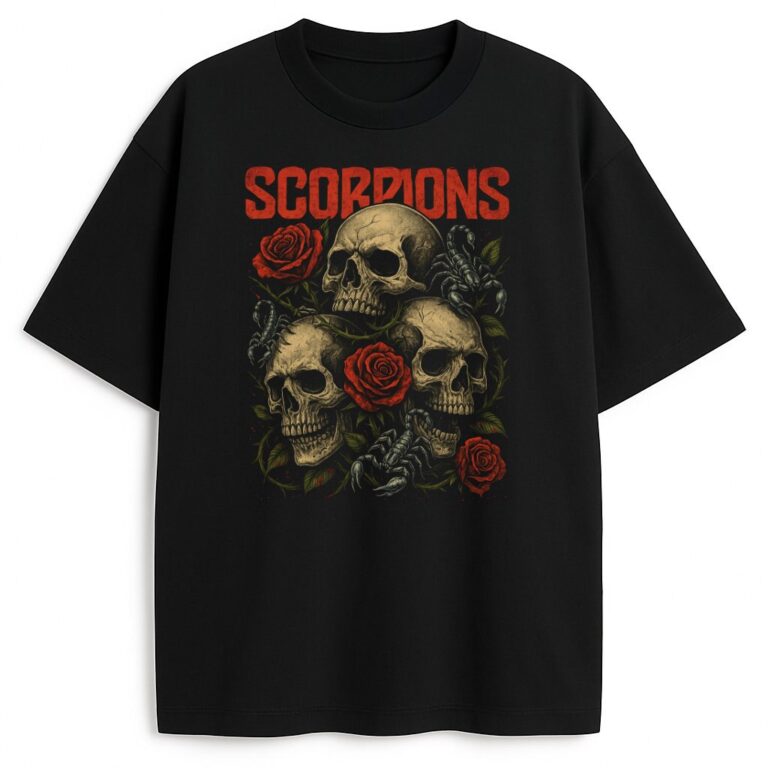 T-shirt Scorpions Skulls