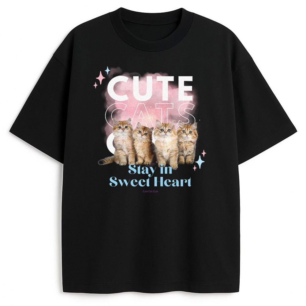 T-shirt Cute Cats Club — zdjęcie 3