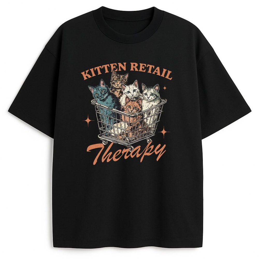 T-shirt Kitten Therapy — zdjęcie 1