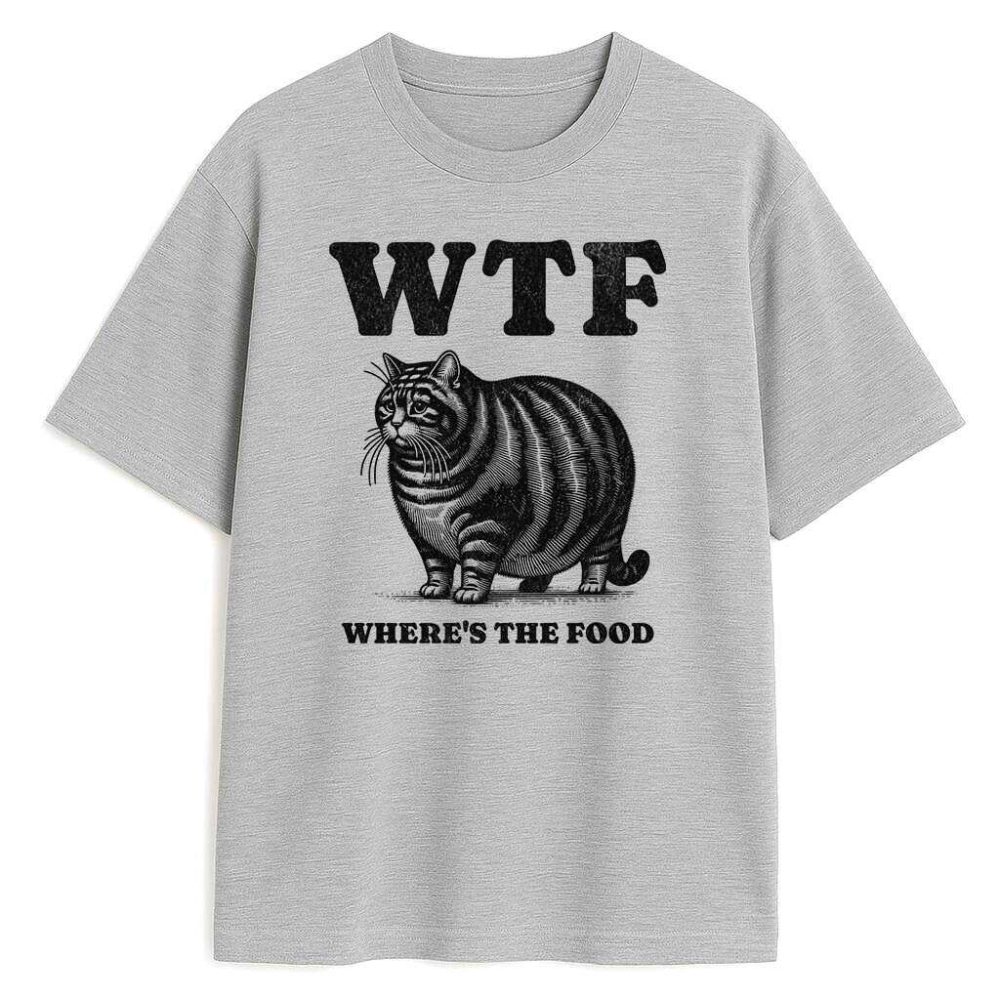 T-shirt WTF Cat — zdjęcie 1