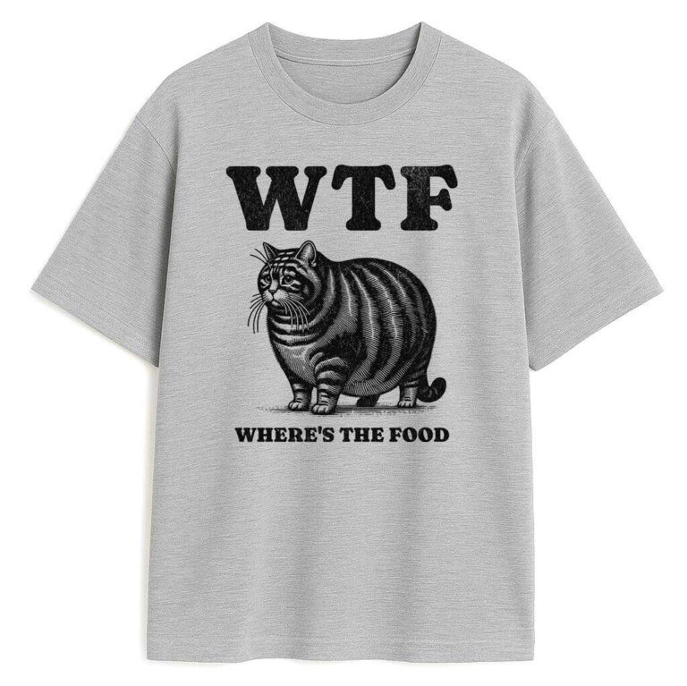 T-shirt WTF Cat