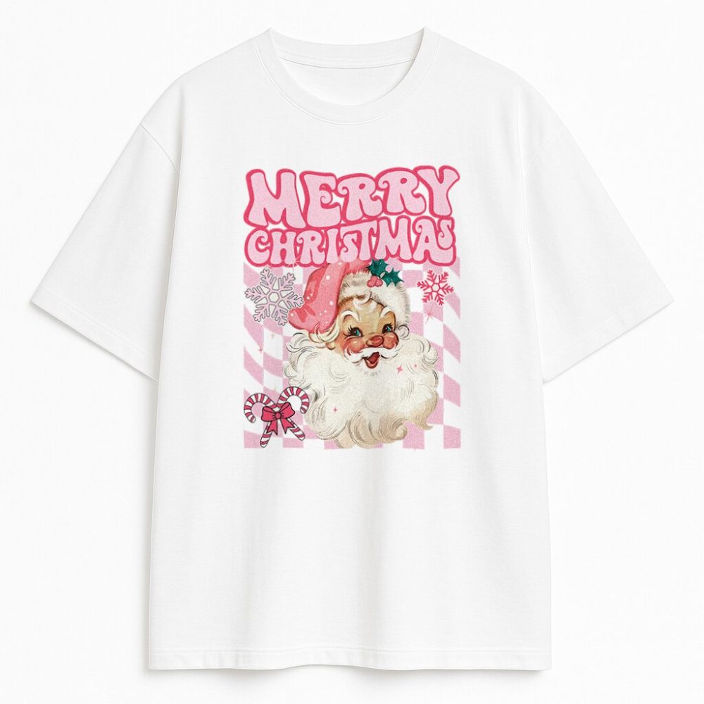 T-shirt Santa Pink — zdjęcie 2