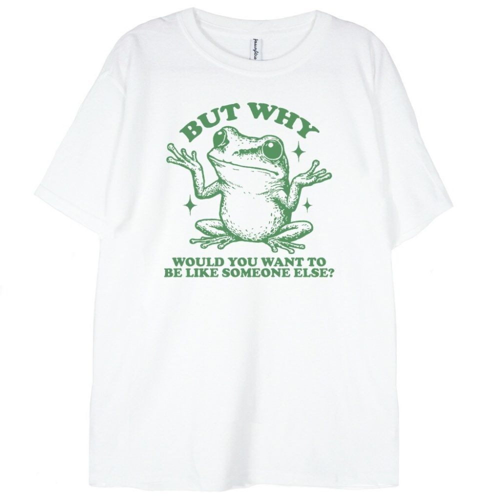 T-shirt Żaba But Why — zdjęcie 2
