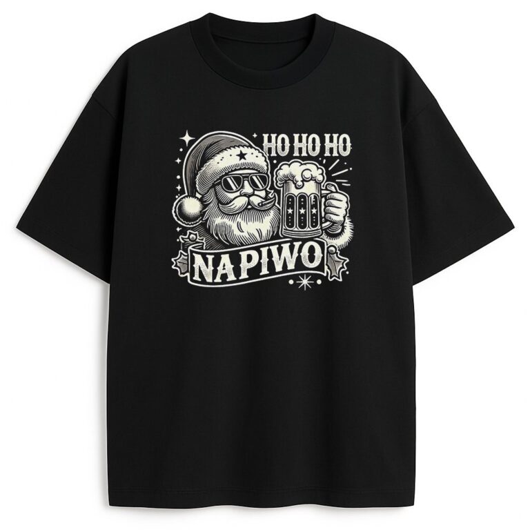 T-shirt Ho Ho Ho na Piwo