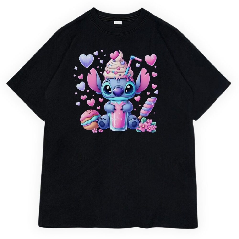 T-shirt Stitch Cute Shake — zdjęcie 4