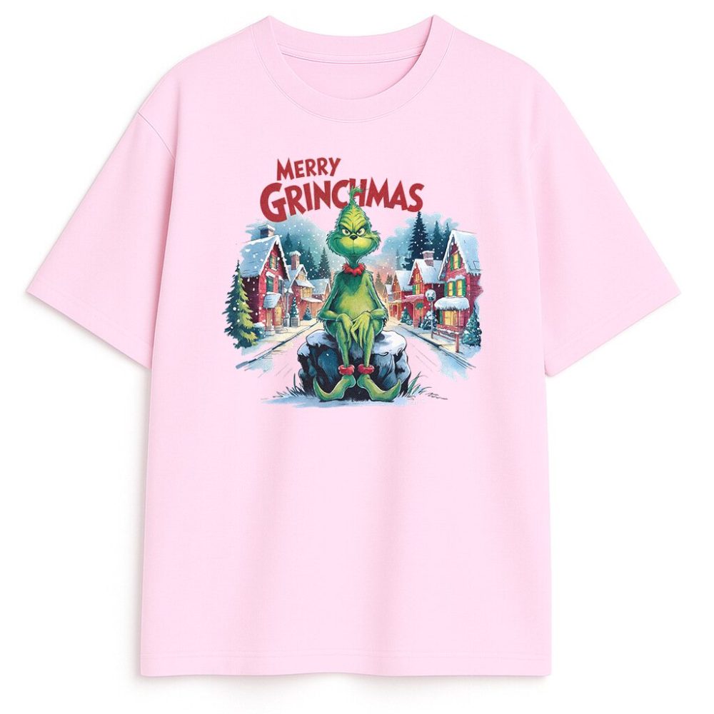 T-shirt Grinch Merry Grinchmas — zdjęcie 3