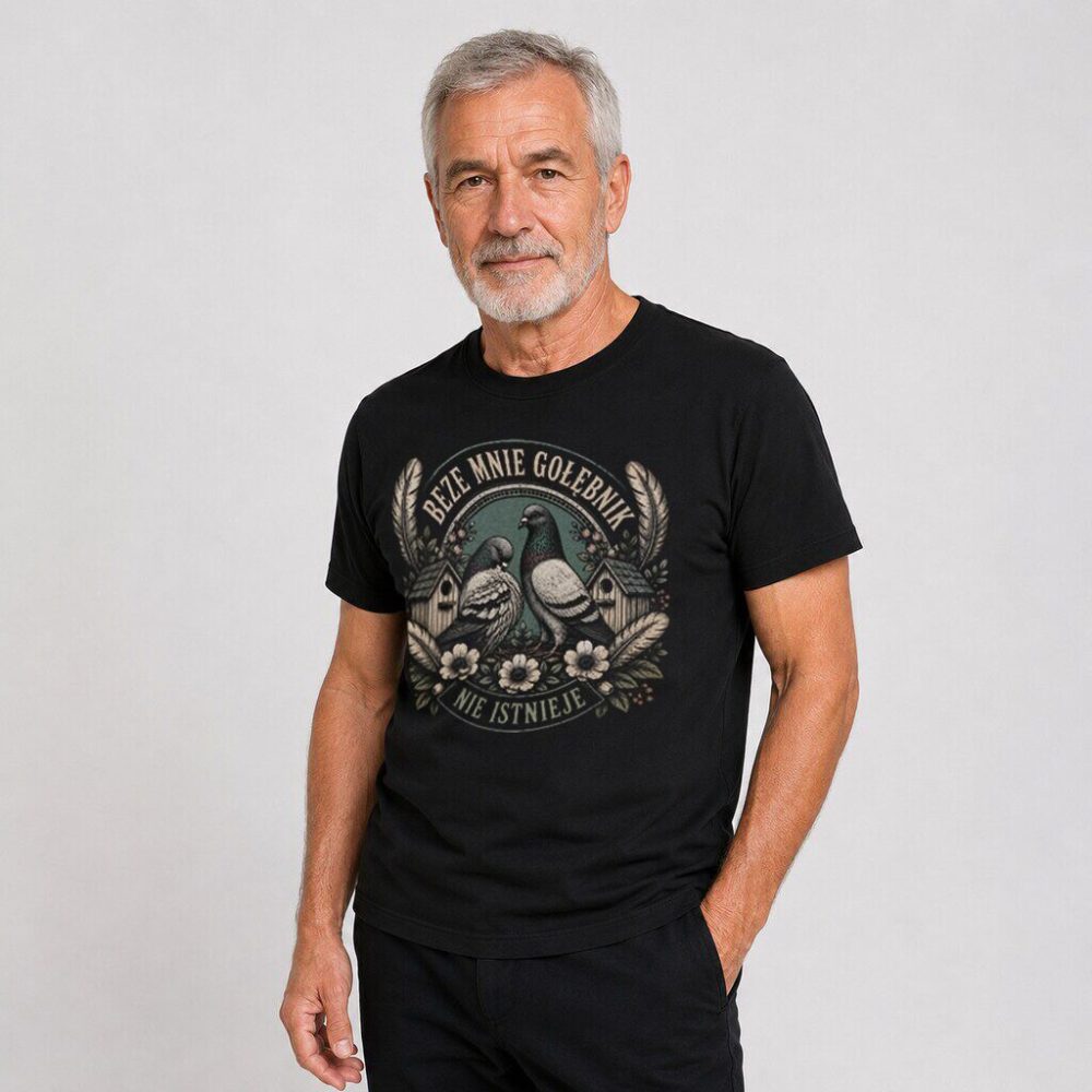 T-shirt Beze Mnie Gołębnik Nie Istnieje — zdjęcie 3