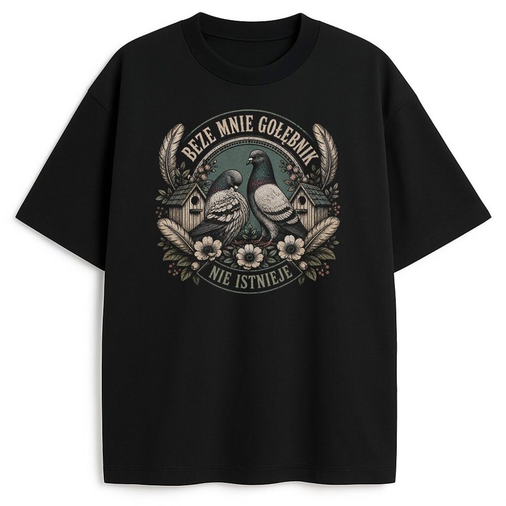 T-shirt Beze Mnie Gołębnik Nie Istnieje — zdjęcie 1