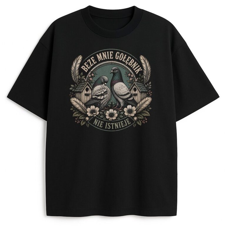 T-shirt Beze Mnie Gołębnik Nie Istnieje