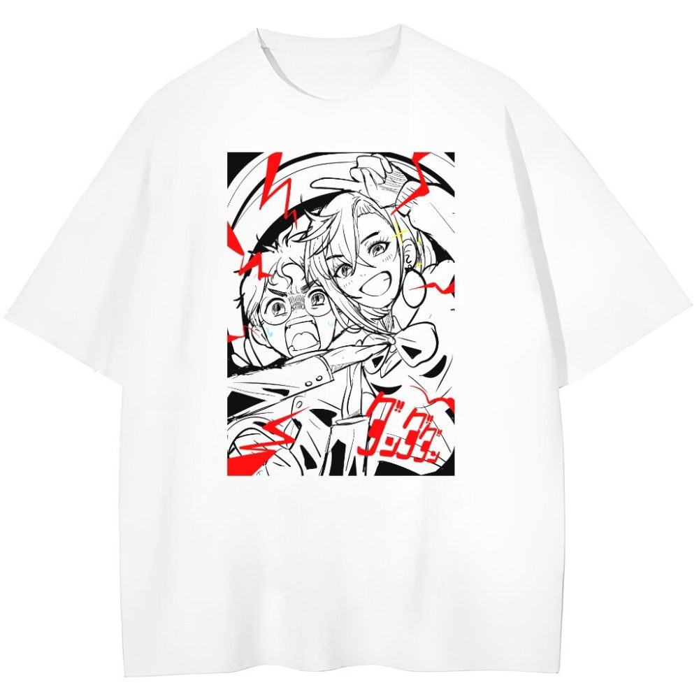 T-shirt Dandadan Friends Okarun and Momo — zdjęcie 1