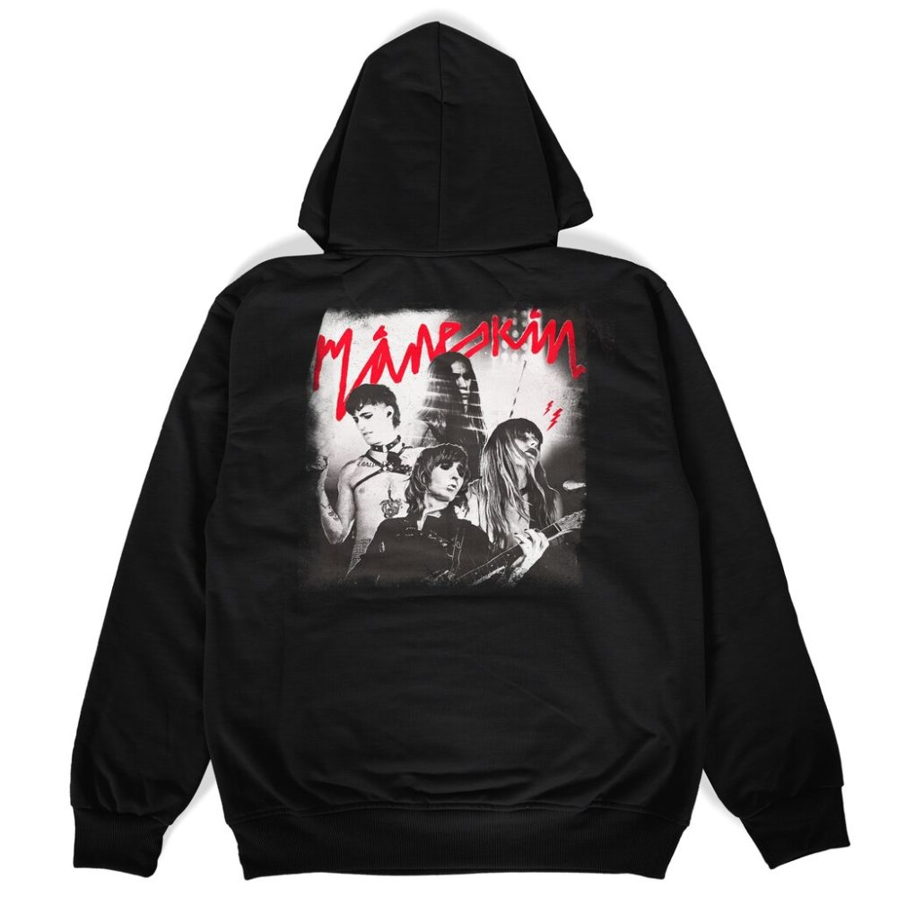 Bluza dwustronna z kapturem Maneskin Photo — zdjęcie 1