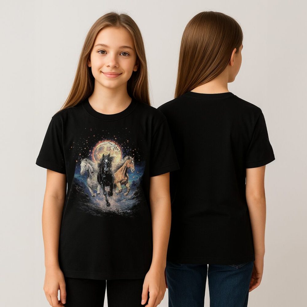 T-shirt Run Horses Run — zdjęcie 4