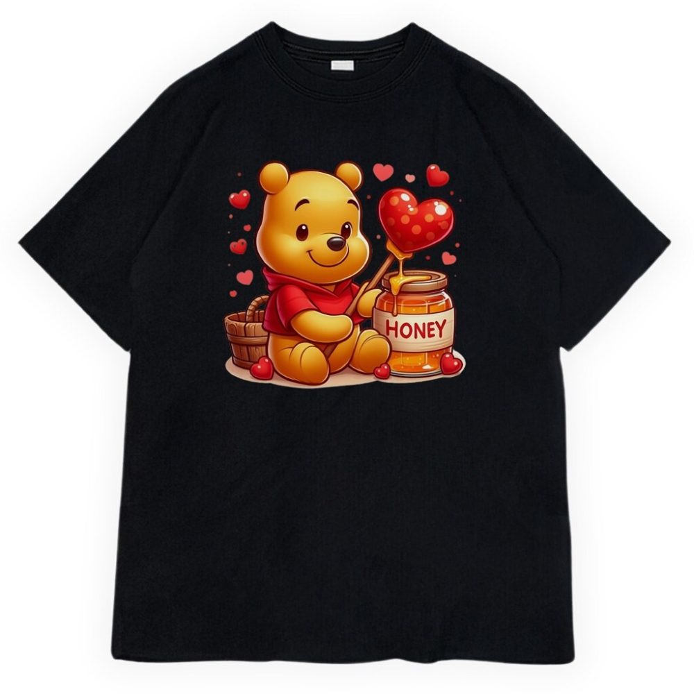 T-shirt Kubuś Puchatek Serce — zdjęcie 4