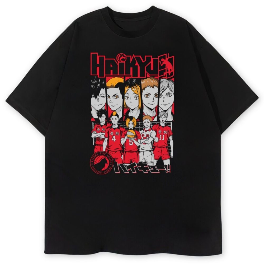 T-shirt Haikyuu Nekoma — zdjęcie 2