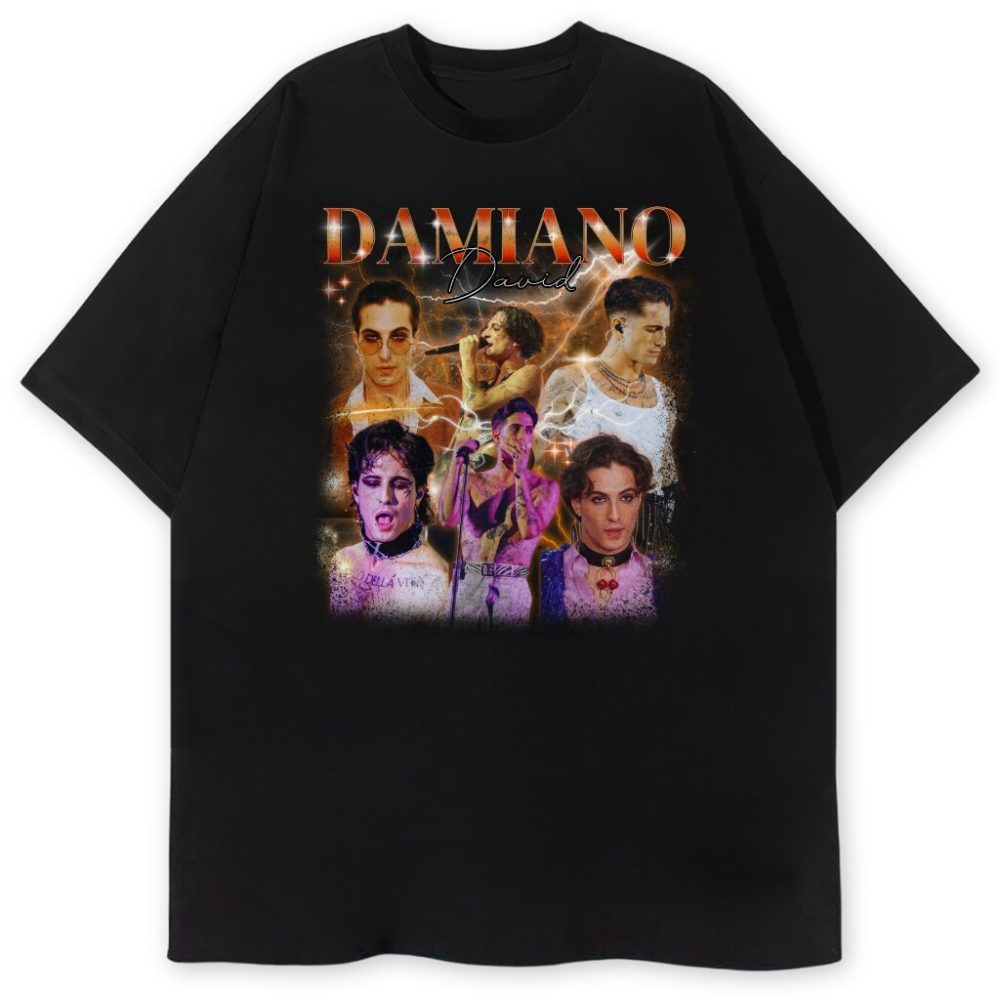 T-shirt Damiano David Bootleg — zdjęcie 1