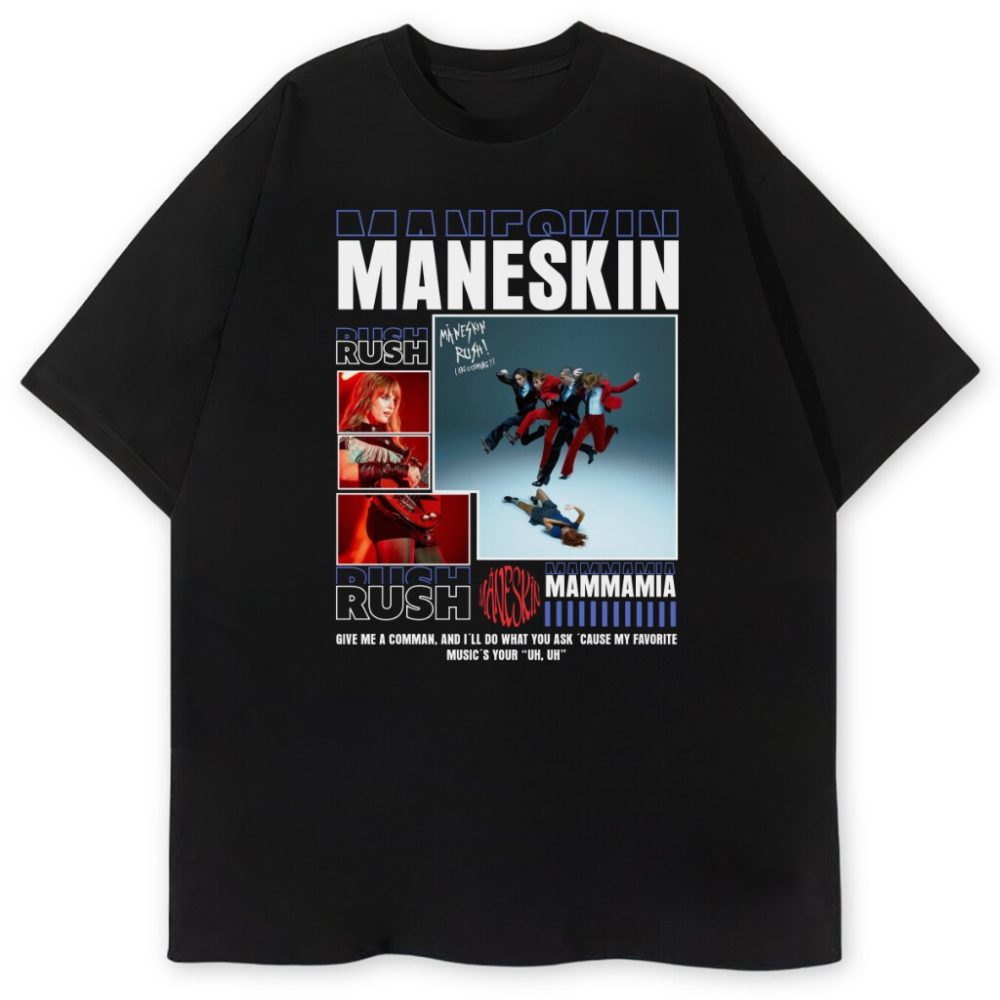 T-shirt Maneskin Rush — zdjęcie 3