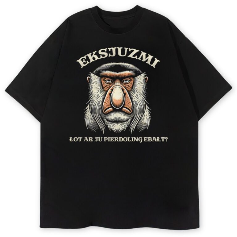 T-shirt Nosacz Sundajski Eksjuzmi