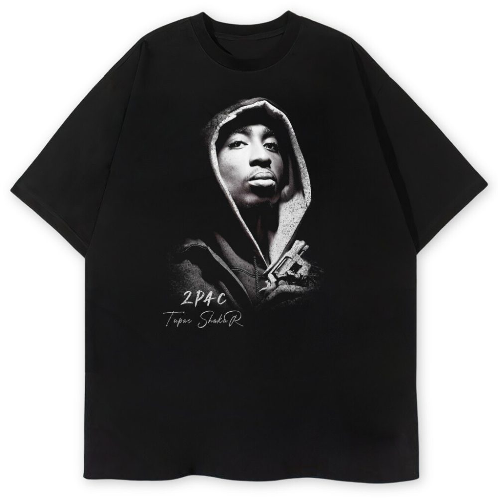 T-shirt Tupac Oldschool — zdjęcie 1
