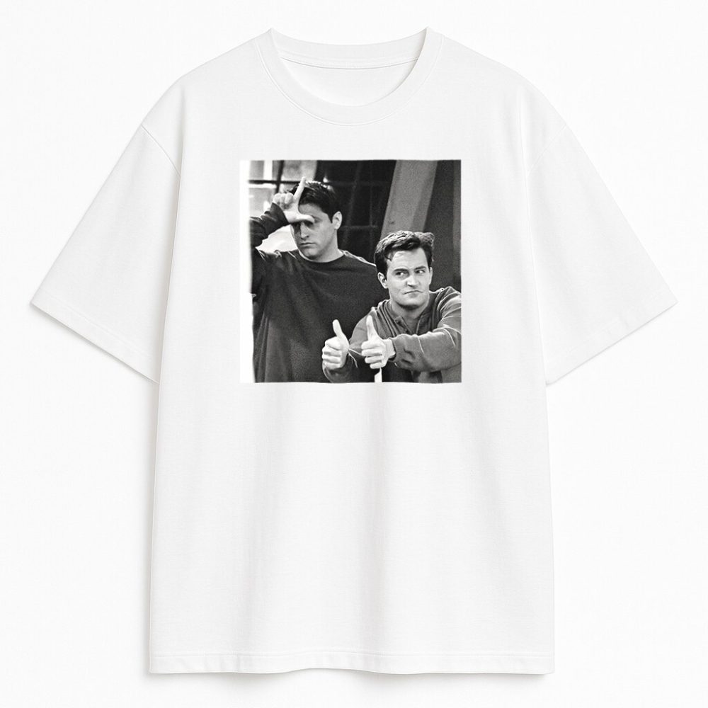 T-shirt Friends Joey and Chandler Loser — zdjęcie 2