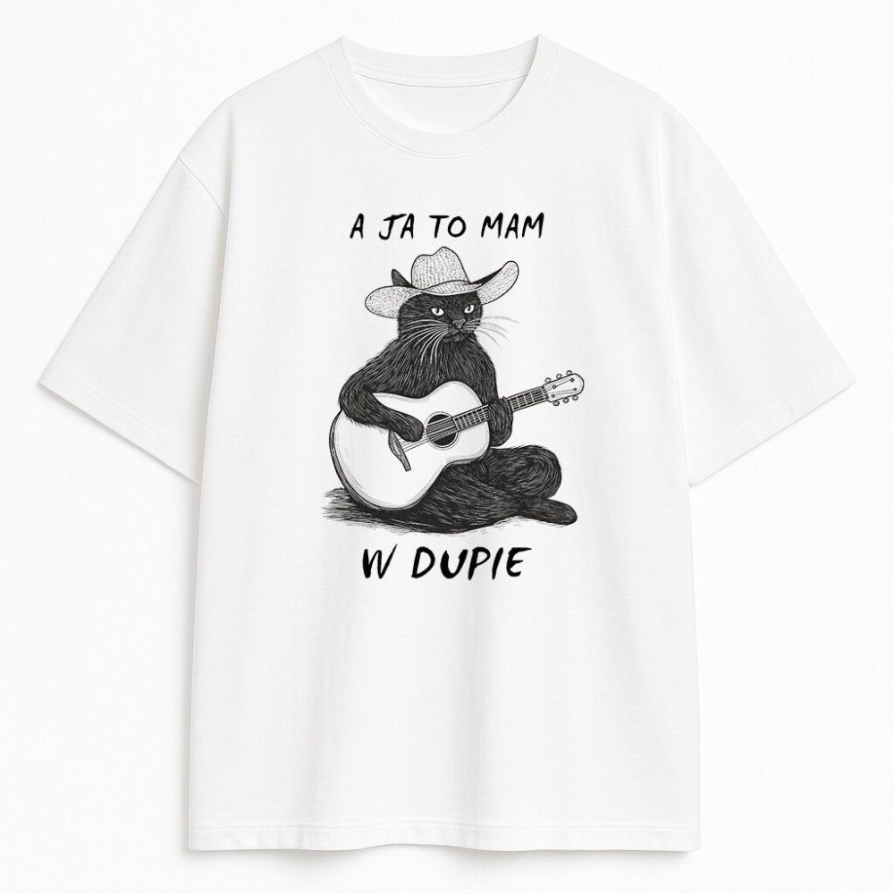T-shirt Kot A Ja Mam To — zdjęcie 1