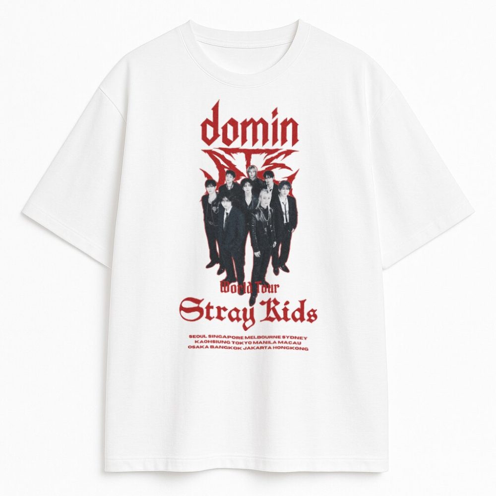 T-shirt Stray Kids Domin — zdjęcie 2