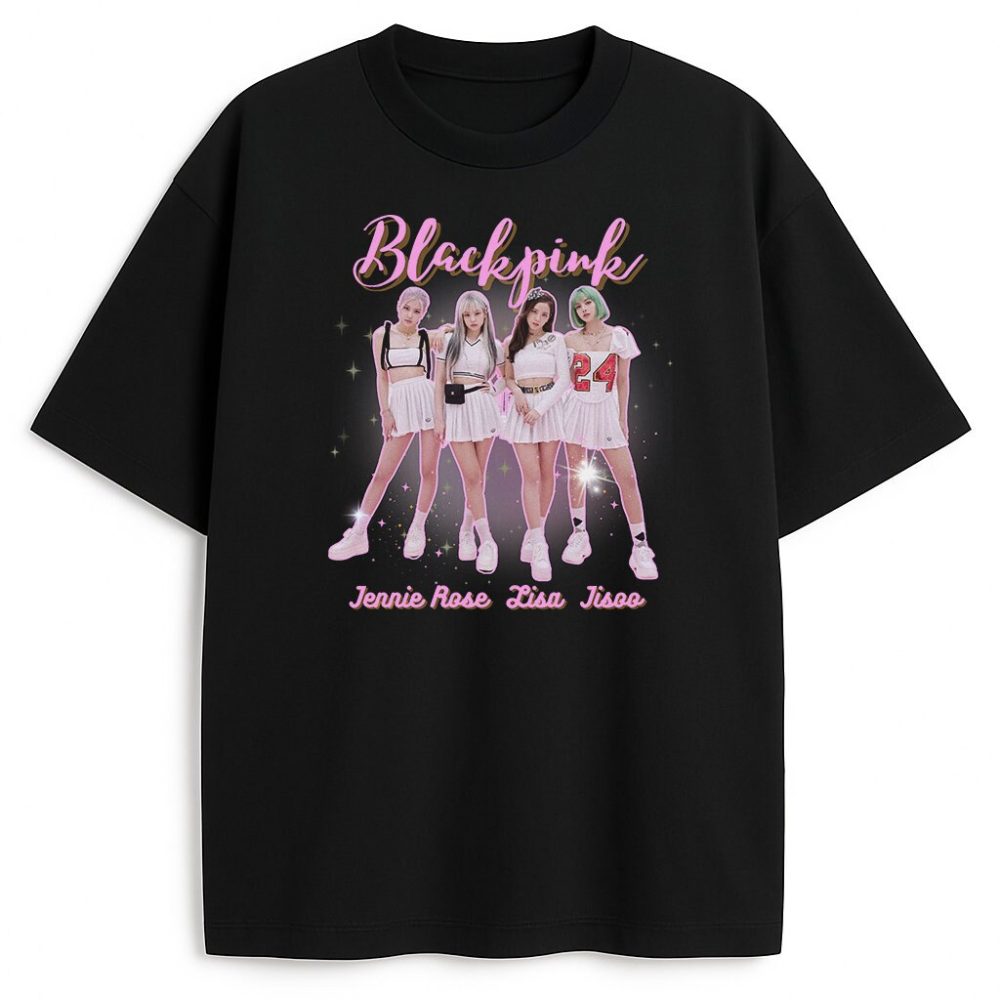 T-shirt Blackpink Stars — zdjęcie 3