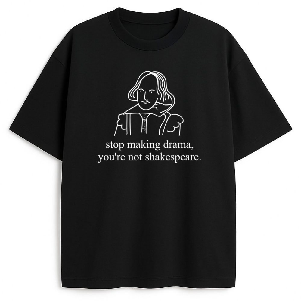T-shirt Stop Making Drama — zdjęcie 2
