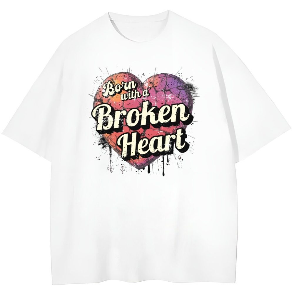 T-shirt Damiano David Born With a Broken Heart — zdjęcie 2