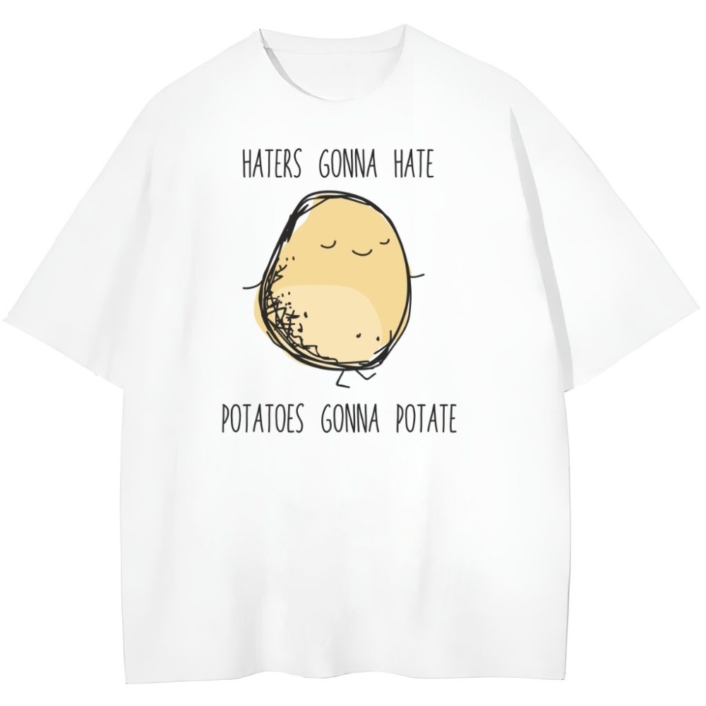 T-shirt Haters gonna Hate Ziemniak — zdjęcie 1