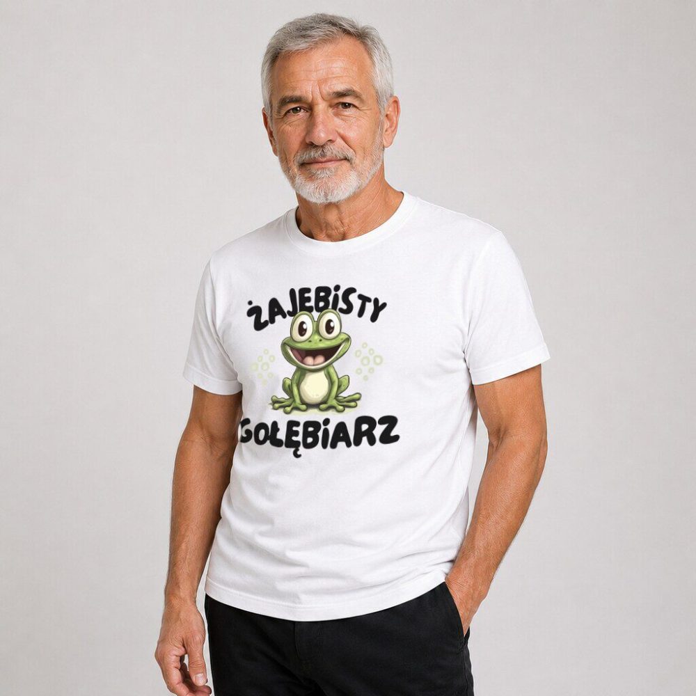 T-shirt Żajebisty Gołębiarz — zdjęcie 4