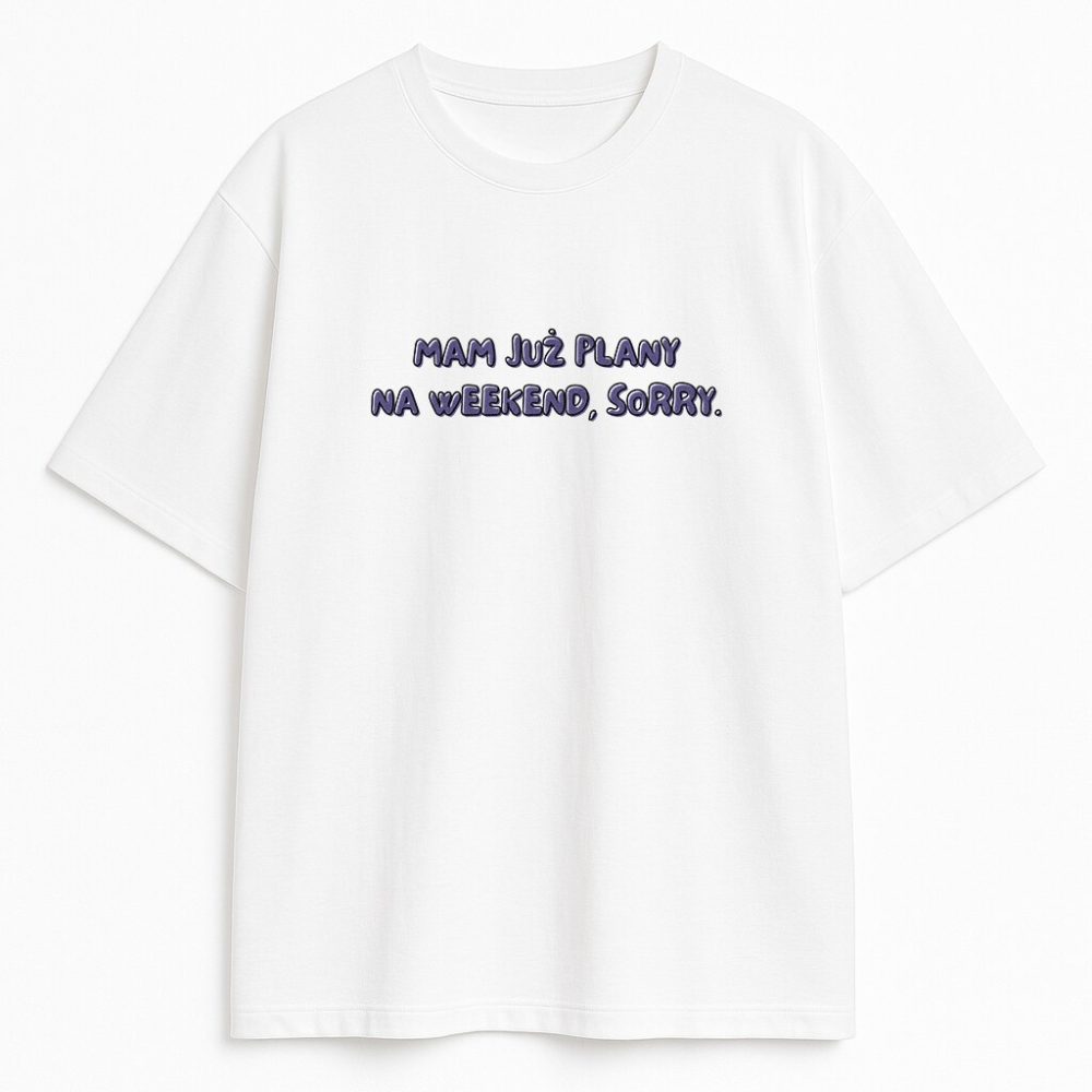 T-shirt Mam Już Plany Sorry Koń — zdjęcie 3