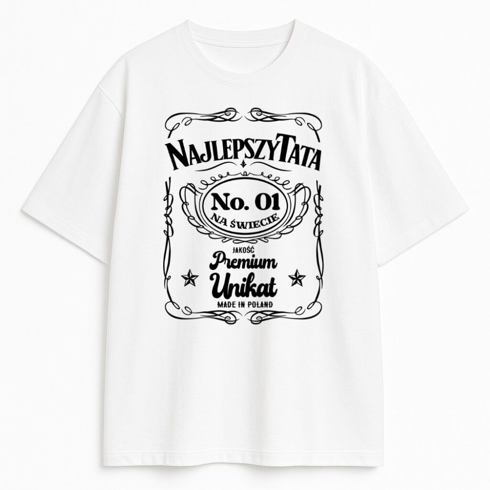 T-shirt Najlepszy Tata Premium — zdjęcie 1