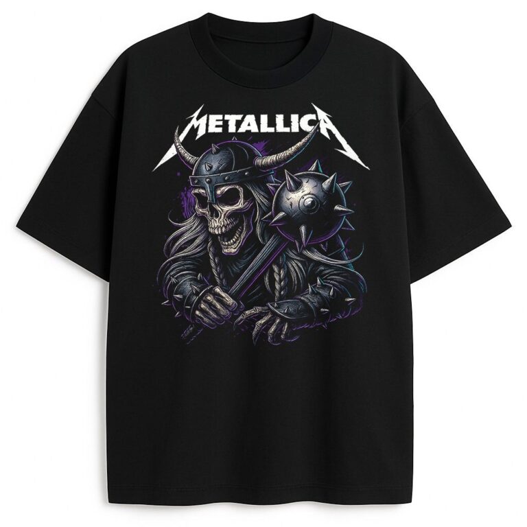 T-shirt Metallica Valhalla Warrior
