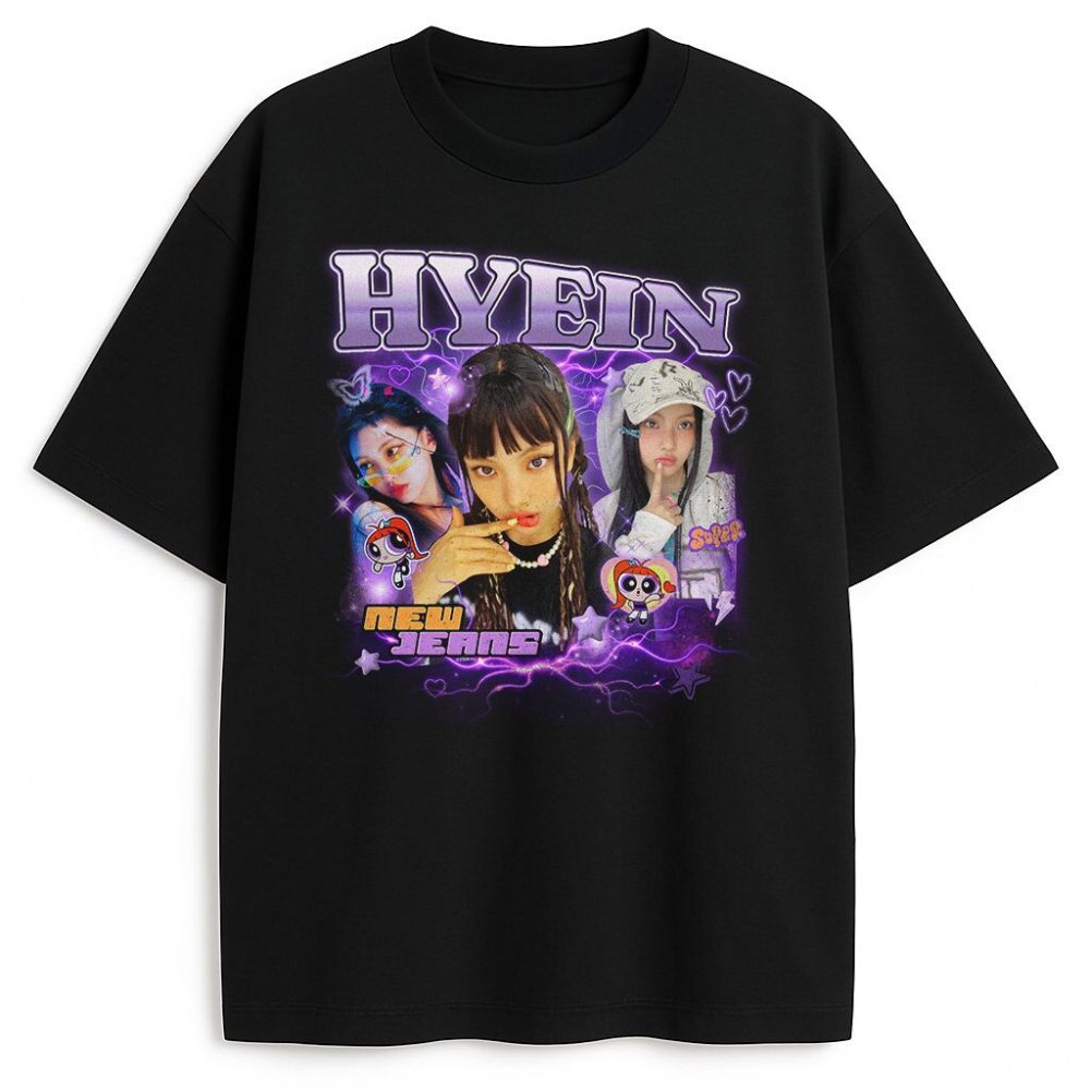 T-shirt NewJeans Hyein Bootleg — zdjęcie 1