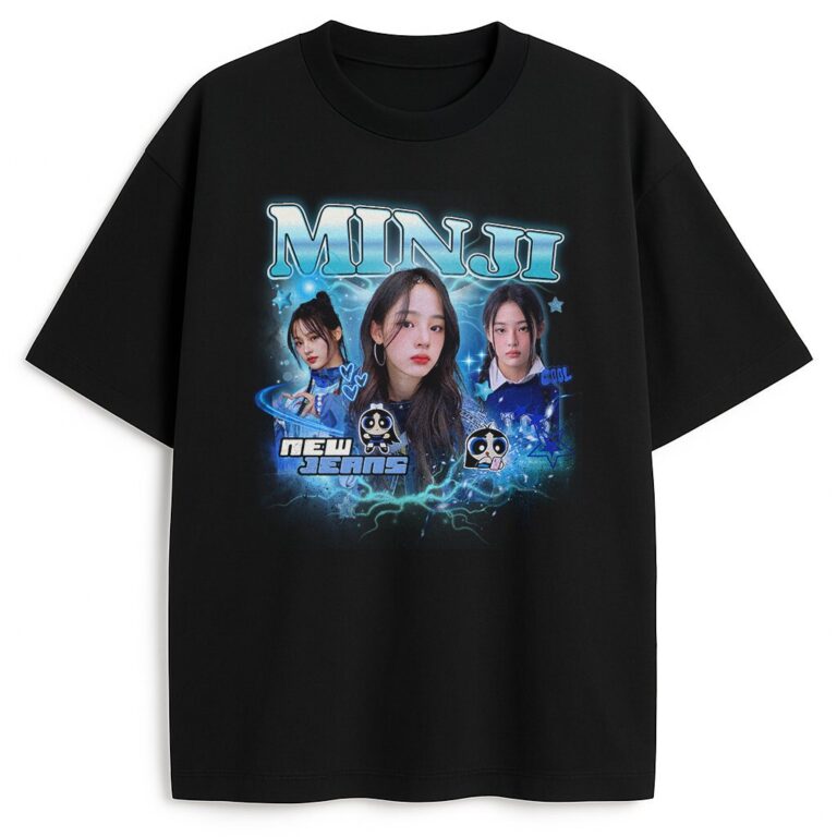T-shirt NewJeans Minji Bootleg