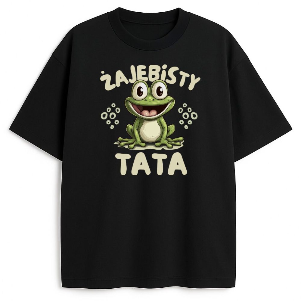 T-shirt Żajebisty Tata — zdjęcie 2