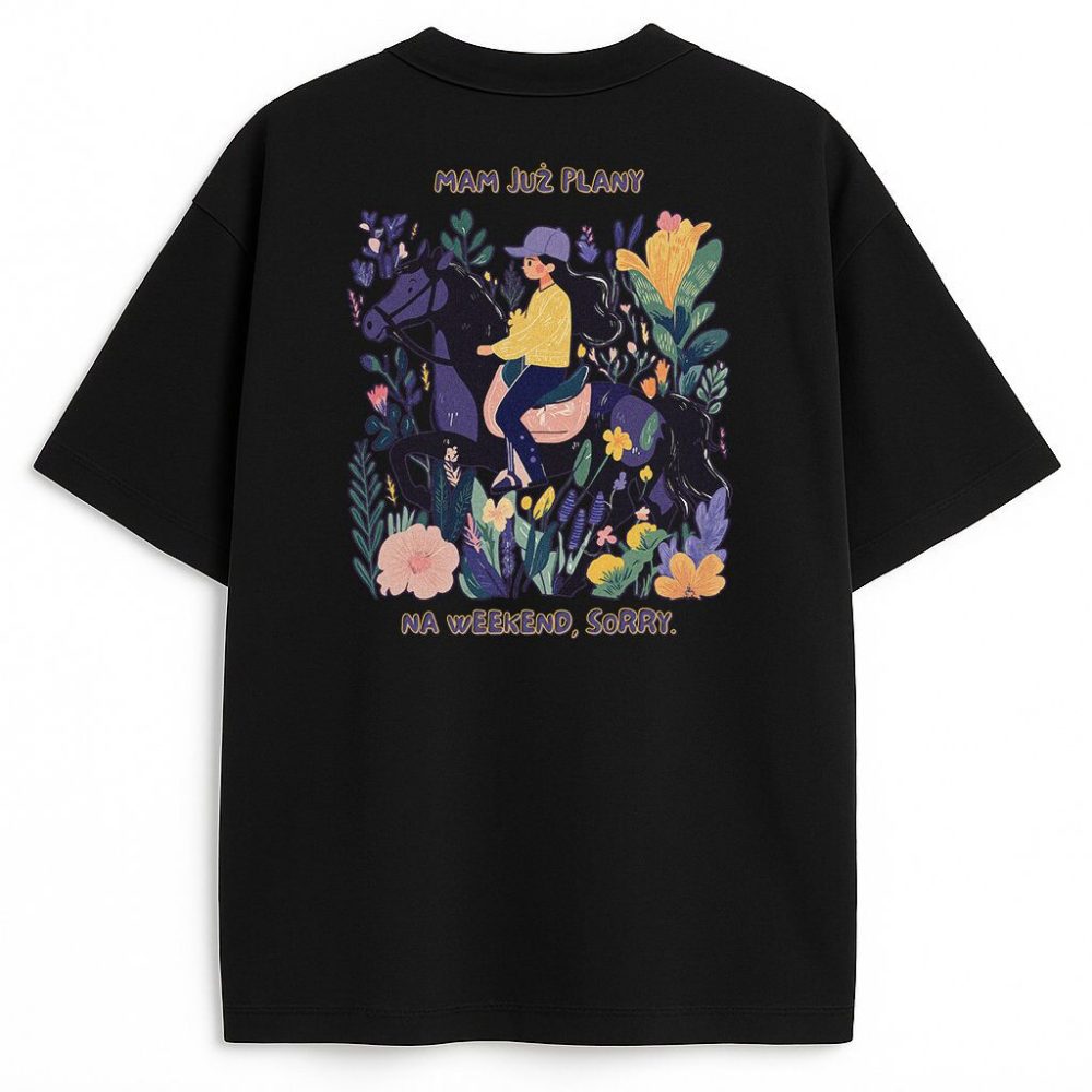 T-shirt Mam Już Plany Sorry Koń — zdjęcie 7