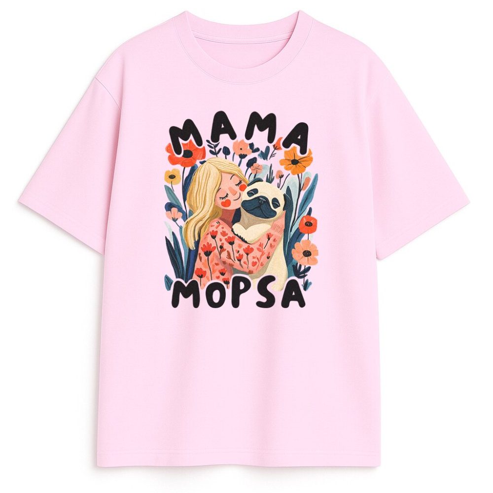 T-shirt Mama Mopsa — zdjęcie 1
