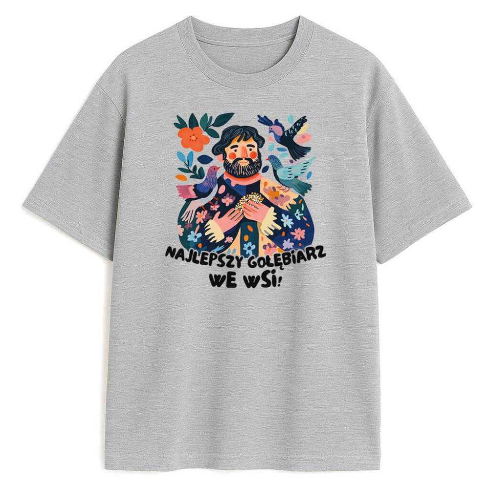 T-shirt Najlepszy Gołębiarz We Wsi Folk — zdjęcie 1