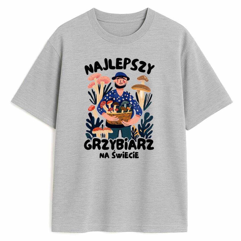 T-shirt Najlepszy Grzybiarz Na Świecie — zdjęcie 1