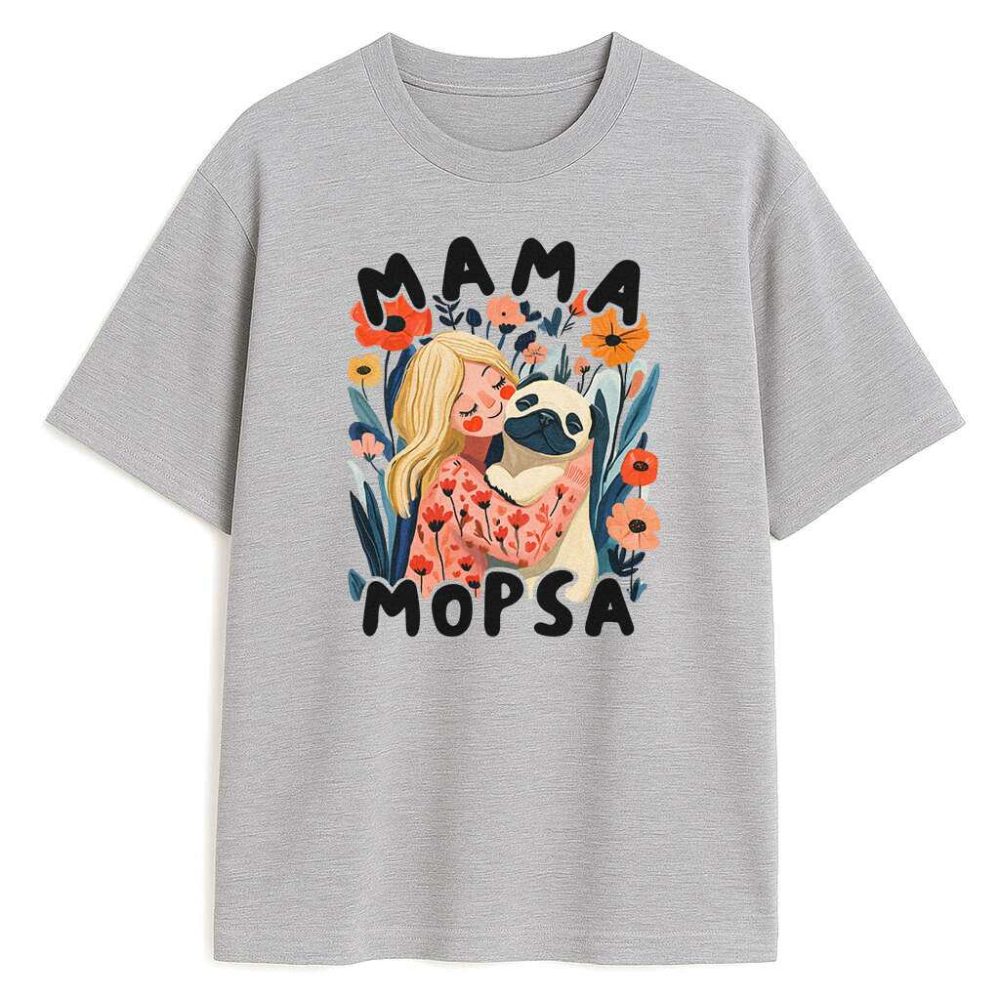 T-shirt Mama Mopsa — zdjęcie 3