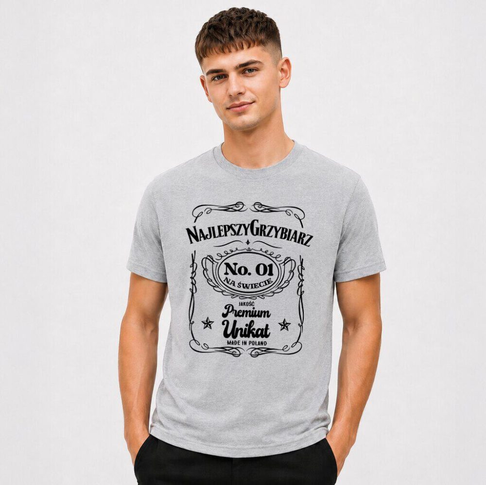 T-shirt Najlepszy Grzybiarz Premium — zdjęcie 5