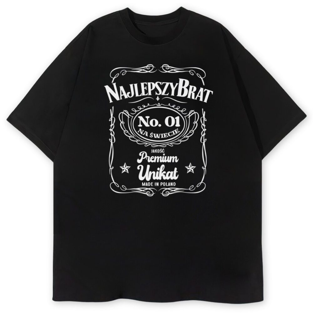 T-shirt Najlepszy Brat Premium — zdjęcie 2