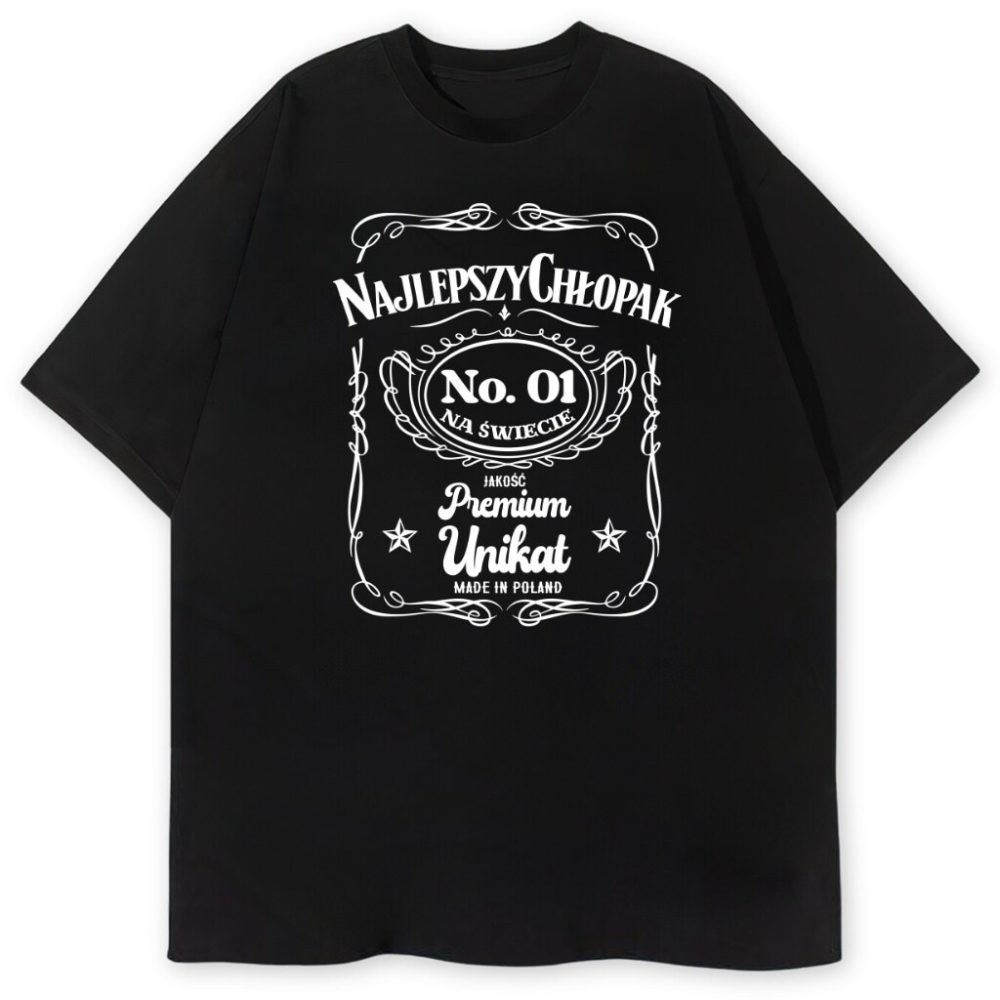T-shirt Najlepszy Chłopak Premium — zdjęcie 1