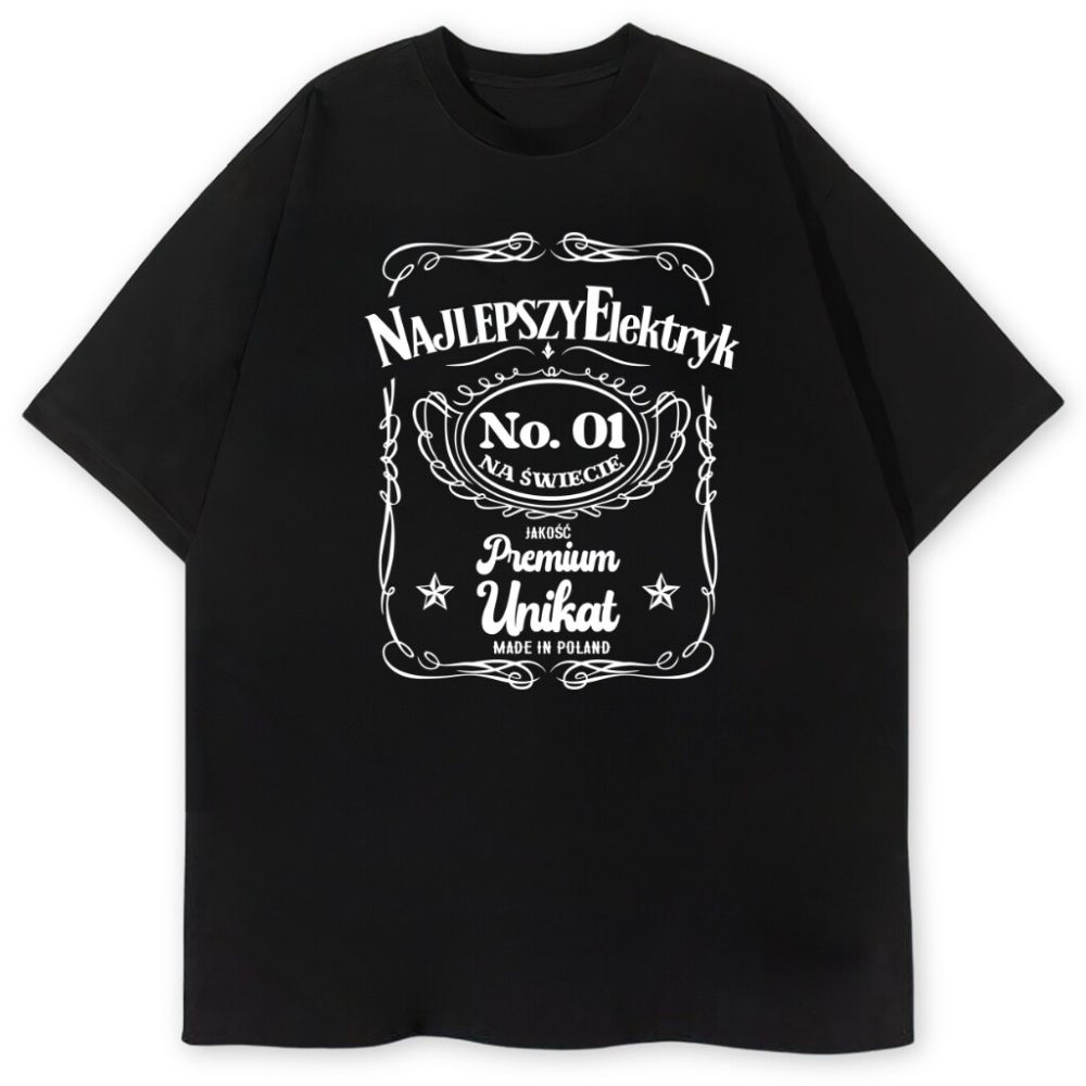 T-shirt Najlepszy Elektryk Premium — zdjęcie 2
