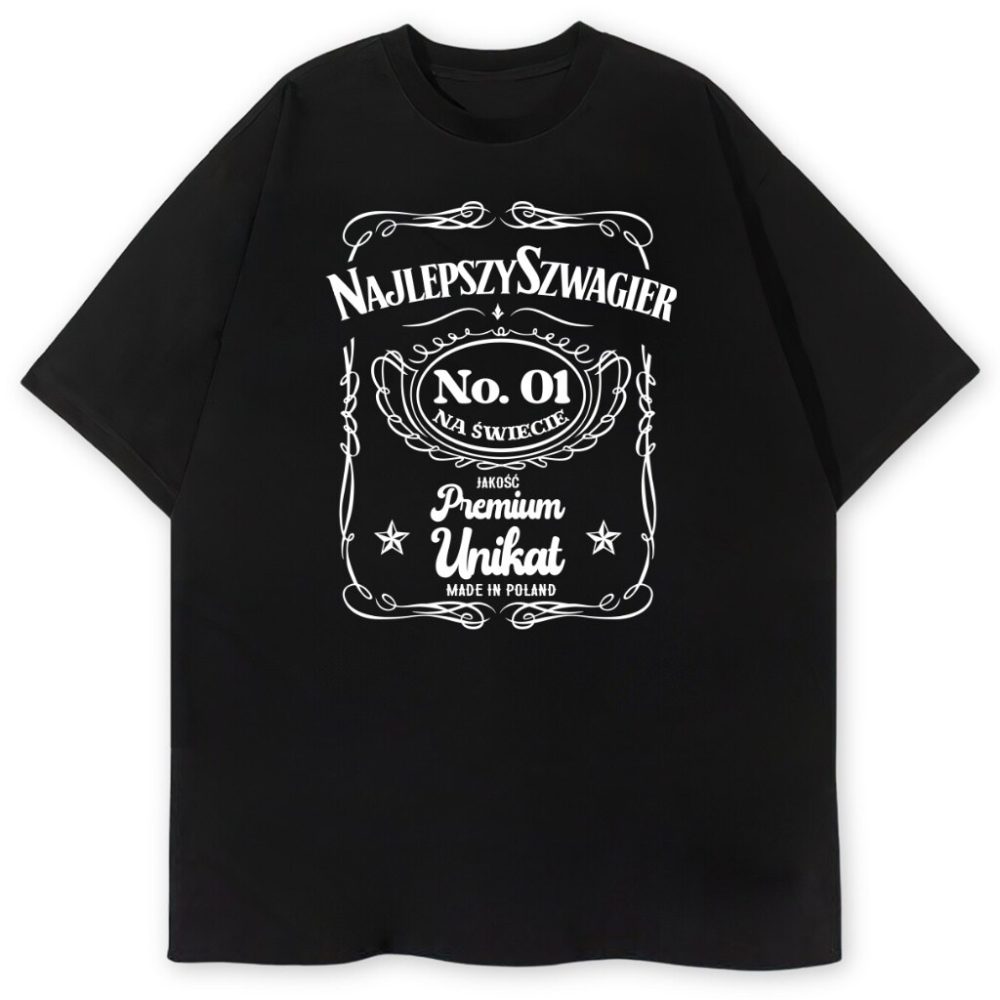 T-shirt Najlepszy Szwagier Premium — zdjęcie 1