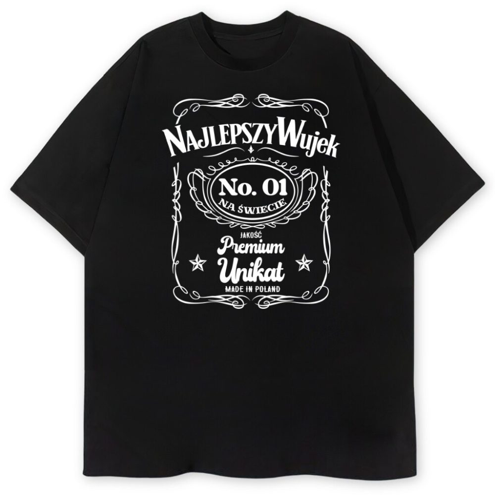 T-shirt Najlepszy Wujek Premium — zdjęcie 2