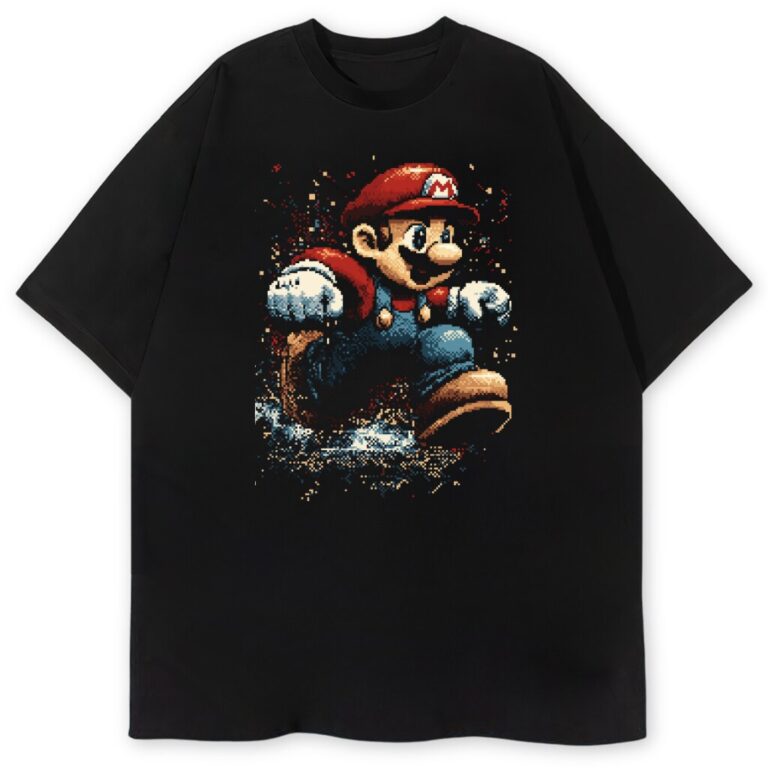 T-shirt Super Mario Bros Pixel