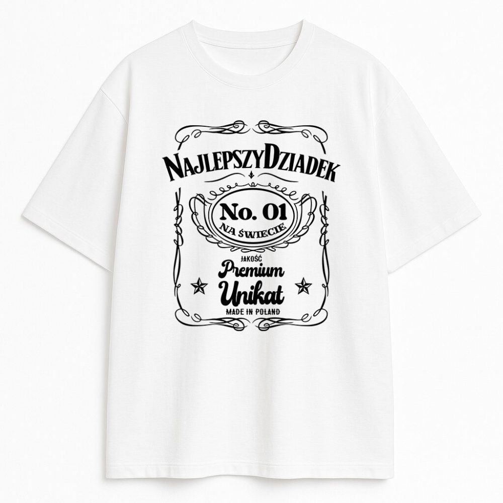 T-shirt Najlepszy Dziadek Premium — zdjęcie 3